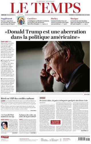 Le Temps - 21 Novembre 2025