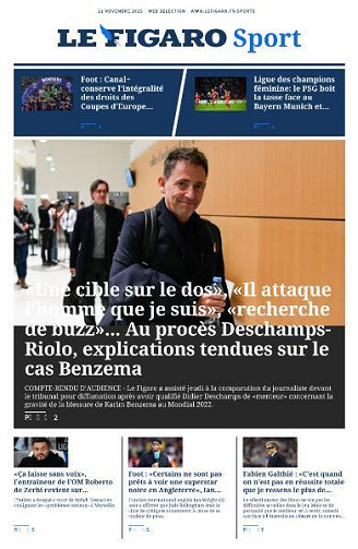 Le Figaro Sport - 21 Novembre 2025