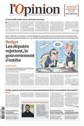 L’Opinion - 24 Novembre 2025