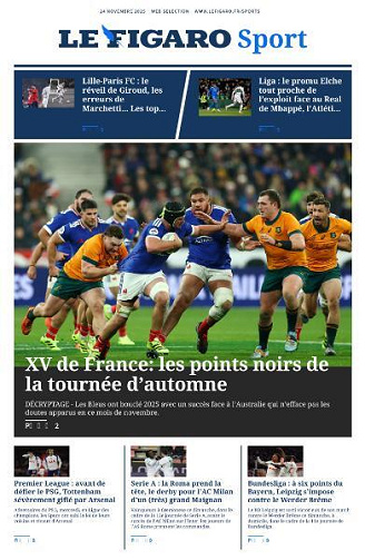 Le Figaro Sport - 24 Novembre 2025