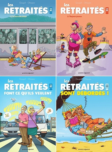 Les retraités en BD - Tomes 01 à 04