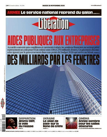 Libération du Mardi 25 Novembre 2025