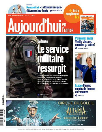 Aujourd’hui en France - 25 Novembre 2025