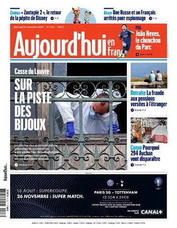 Aujourd’hui en France - 26 Novembre 2025