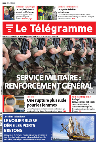 Le Télégramme (19 éditions) - 26 Novembre 2025