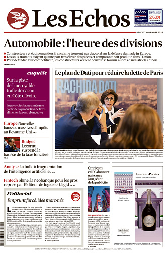 Les Echos - 27 Novembre 2025
