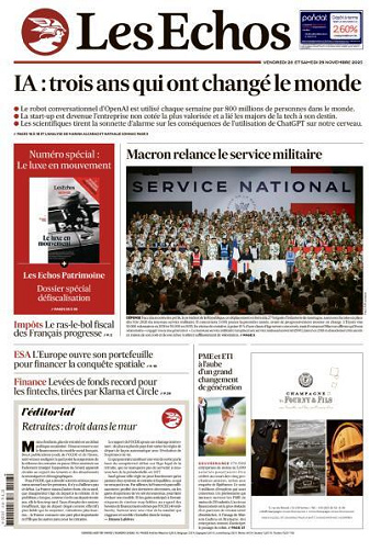 Les Echos - 28-29 Novembre 2025