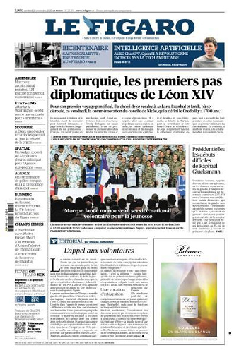 Le Figaro du Vendredi 28 Novembre 2025