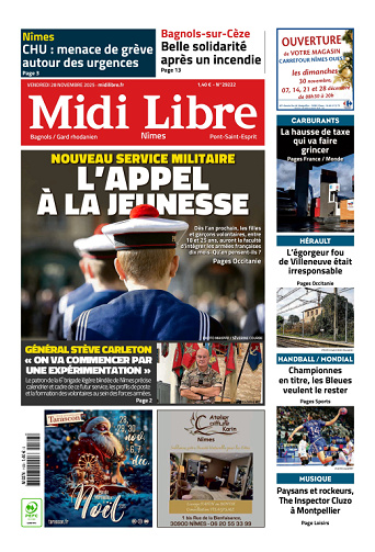 Midi Libre (14 Éditions) Du Vendredi 28 Novembre 2025
