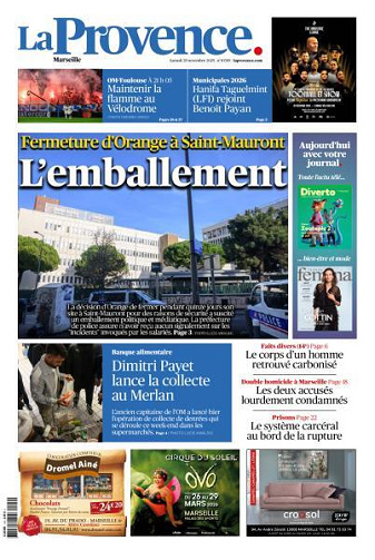 La Provence - 29 Novembre 2025
