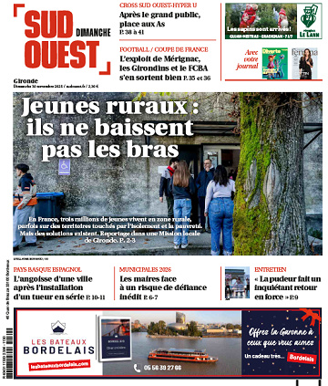 Sud Ouest (5 éditions) - 30 Novembre 2025