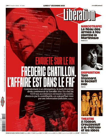 Libération du Lundi 1er Décembre 2025