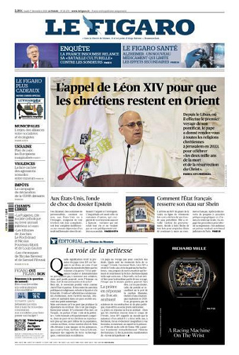 Le Figaro du Lundi 1er Décembre 2025