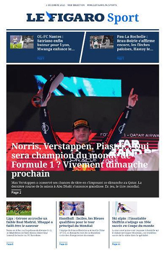 Le Figaro Sport - 1er Décembre 2025