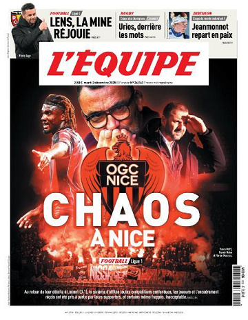L’equipe du Mardi 2 Décembre 2025