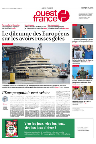 Ouest-France Édition France Du Mardi 2 Décembre 2025