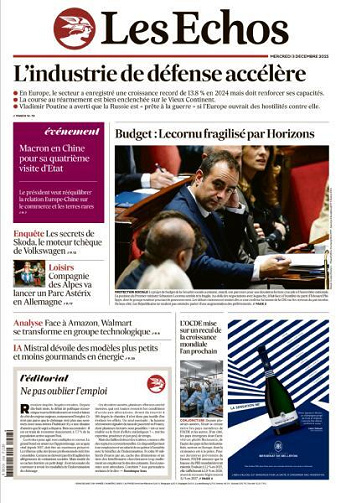 Les Echos - 3 Décembre 2025