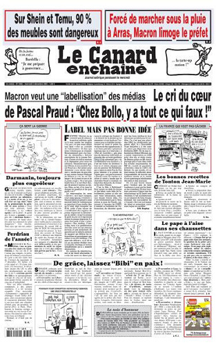 Le Canard enchaîné - 3 Décembre 2025