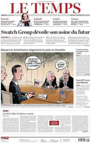 Le Temps - 3 Décembre 2025