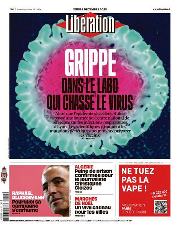 Libération du Jeudi 4 Décembre 2025