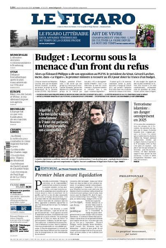 Le Figaro du Jeudi 4 Décembre 2025