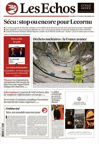 Les Echos - 5-6 Décembre 2025