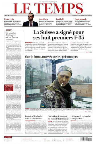 Le Temps - 5 Décembre 2025