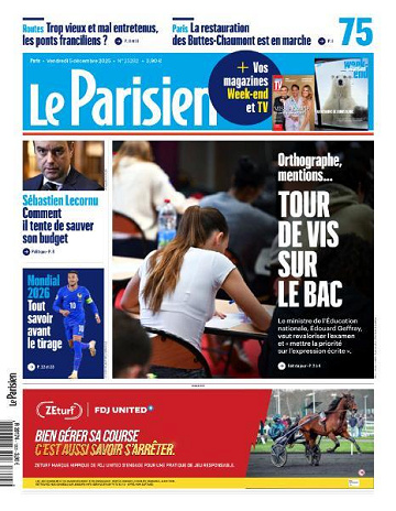 Le Parisien - 5 Décembre 2025