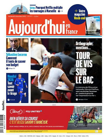 Aujourd’hui en France - 5 Décembre 2025