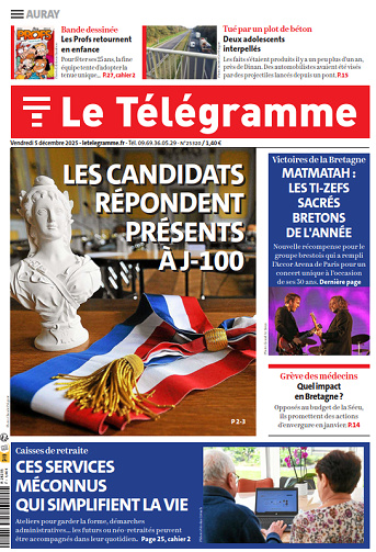 Le Télégramme (19 éditions) - 5 Décembre 2025