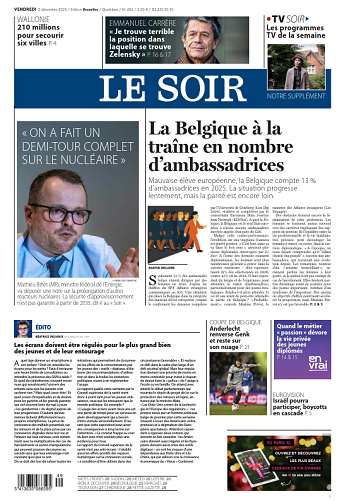 Le Soir - 5 Décembre 2025