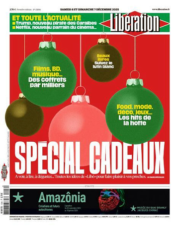 Libération du Samedi 6 et Dimanche 7 Décembre 2025