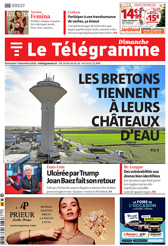 Le Télégramme (9 éditions) - 7 Décembre 2025