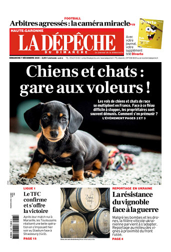 La Dépêche du Midi (15 Éditions) Du Dimanche 7 Décembre 2025