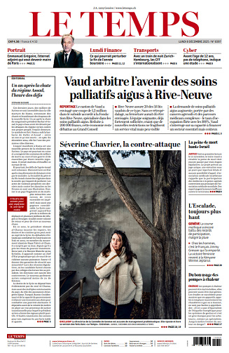 Le Temps - Lundi 8 Décembre 2025