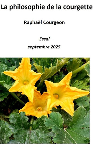 Philosophie de la courgette - Raphaël Courgeon (2025)