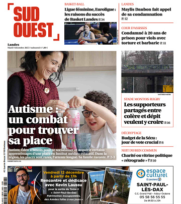 Sud Ouest (2 Éditions) Du Mardi 9 Décembre 2025