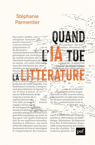 Quand l'IA tue la littérature - Stéphanie Parmentier (2025)