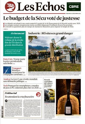 Les Echos - 10 Décembre 2025