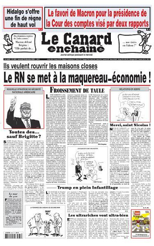 Le Canard enchaîné - 10 Décembre 2025