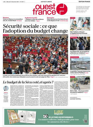 Ouest-France Édition France - 10 Décembre 2025
