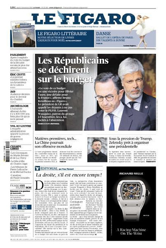 Le Figaro du Jeudi 11 Décembre 2025