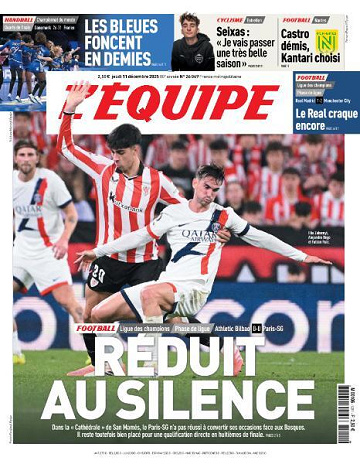 L’equipe du Jeudi 11 Décembre 2025