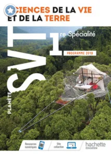 Hachette - Manuel SVT - 1ère spé - édition 2019
