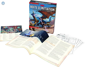 [JdR] D&D 5e édition - Kit D'Initiation - Les Dragons De L’ile Aux Tempetes - Collectif (1999)