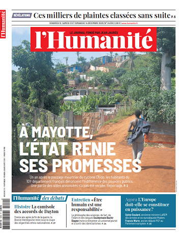 L'Humanite -12-14 Décembre 2025