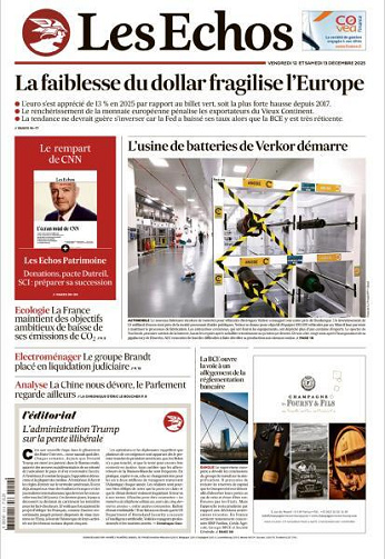 Les Echos - 12-13 Décembre 2025