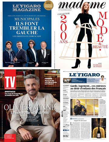 Pack Le Figaro et ses 3 suppléments - 12 Décembre 2025