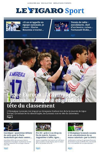 Le Figaro Sport - 12 Décembre 2025