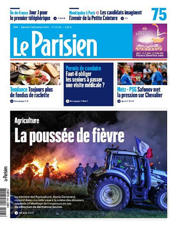 Le Parisien - 13 Décembre 2025